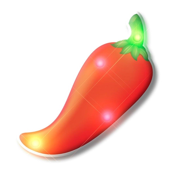 Endless Games Chili Pepper Flashing Body Light Lapel Pins EN3332176 - main